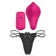 Tanga vibrador remoto recagable PANTY VIBE cereza