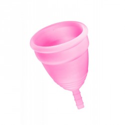 Copa menstrual silicona YOBA NATURE rosa L