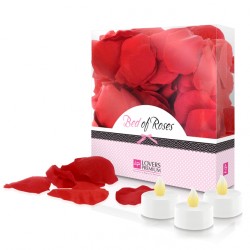 Bed of Roses (pétalos y velas)