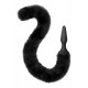 Plug negro silicona + cola de gato articulada