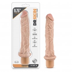 Vibrador realista GRANDE Dr.Skin VIBE 8 (25cm)