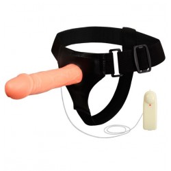 Arnés hueco vibrador 18cm.