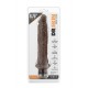 Vibrador realista Chocolate VIBE 8 (20cm) GRANDE