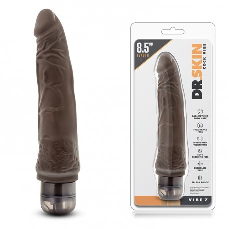 Vibrador realista Chocolate VIBE 7 (18cm)