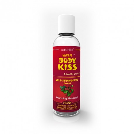 Lubricante besos calientes FRESA (100ml) orgánico