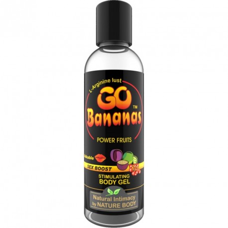 Lubricante estimulante GO BANANAS Fruits (100ml) orgánico