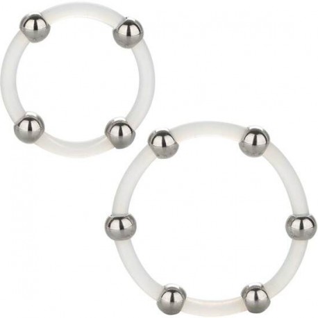 Anillos silicona y bolas metálicas Steel Beaded, outlet