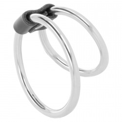 Anillo doble metal Darkness,outlet