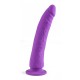 Dildo realistico silicona E11 LILA (21 cm)