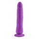 Dildo realistico silicona E11 LILA (21 cm)