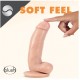 Vibrador y rotador SPIN (18 cm) realista con ventosa Dr.Skin