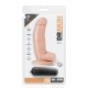 Vibrador y rotador SPIN (18 cm) realista con ventosa Dr.Skin