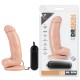 Vibrador y rotador SPIN (18 cm) realista con ventosa Dr.Skin