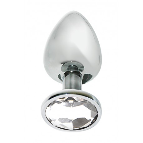 Plug metal Nº 74 L plata y translúcido