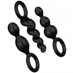Dilatadores anales negros Booty Call Satisfyer