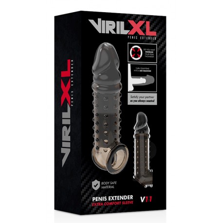 Funda V11 anilla VirilXL Extension Negra