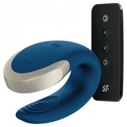 Pinza Satisfyer Double Love AZUL, outlet