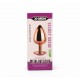 Plug Metal Corazon Gold Rose
