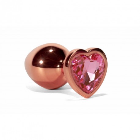 Plug Metal Corazon Gold Rose, mas vendido