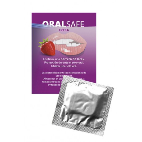 Barrera para Sexo Oral Fresa Oral-safe