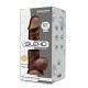 Dildo SilexD Modelo 4 (21,5 cm) Chocolate