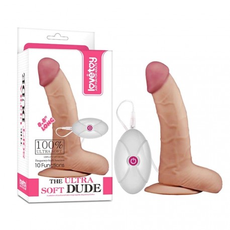 Vibrador Gordo Ultra Soft Dude 8.8''