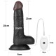 Easy Strap-On Vibrador Negro Ingen 7''