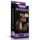 Easy Strap-On Vibrador Negro Ingen 7''