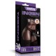 Easy Strap-On Vibrador Negro Ingen 7.5''