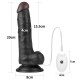 Strap-On Vibrador con Testículos Negro Ingen 7.5''