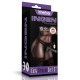 Strap-On Vibrador con Testículos Negro Ingen 7.5''