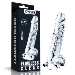 Flawless Clear Testículos 7.5''