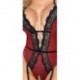 Crotchless Body red/black S