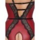 Crotchless Body red/black S