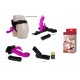Arnés vibrador doble Rabbit