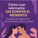 Cómo usar lubricante sin romper el momento