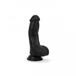 Dildo Negro PVC 12cm.
