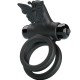 Anillo Vibrador Doble con Mariposa