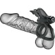 Anillo Vibrador Doble con Mariposa