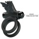 Anillo Vibrador Doble con Mariposa