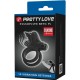 Anillo Vibrador Doble con Mariposa