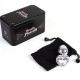 Plug de Metal con Corazon Brillante Transparente