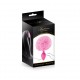 Plug silicona con pompónRosa