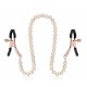 Pinzas con Perlas Rosy Gold
