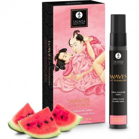 Shunga Waves Pleasure Spray Oral Seductor Sandía 20 ml