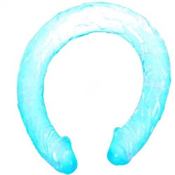 Double Dong Jelly Azul 44.5cm