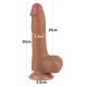 Dildo Mulato Sliding Lovetoy 8''