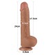 Dildo Mulato Sliding Lovetoy 9.5''