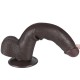 Dildo Negro Sliding Dual Density Lovetoy 9''