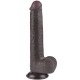 Dildo Negro Sliding Dual Density Lovetoy 9''